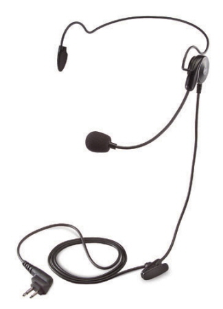 Motorola CP100, Ultra-Light Headset, Behind-The-Head with In-Line PTT and Boom Microphone. (RLN5580)